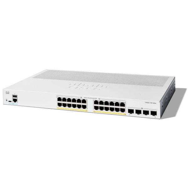 سوئیچ شبکه Cisco C1300-24P-4X (آکبند - ۲۰۲۵)