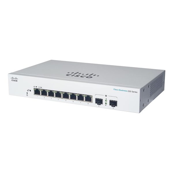 سوئیچ شبکه Cisco CBS220-8T-E-2G-CN (آکبند - ۲۰۲۵)