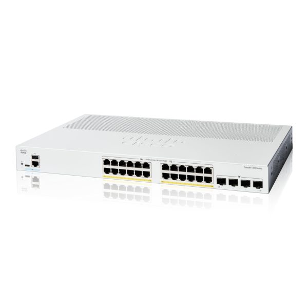 سوئیچ شبکه Cisco C1200-24P-4G (آکبند - ۲۰۲۵)