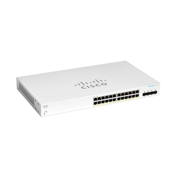 سوئیچ شبکه Cisco CBS220-24T-4G-CN (آکبند - ۲۰۲۵)