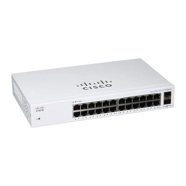 سوئیچ شبکه Cisco CBS110-24T (نسخه CN) (آکبند - ۲۰۲۵)